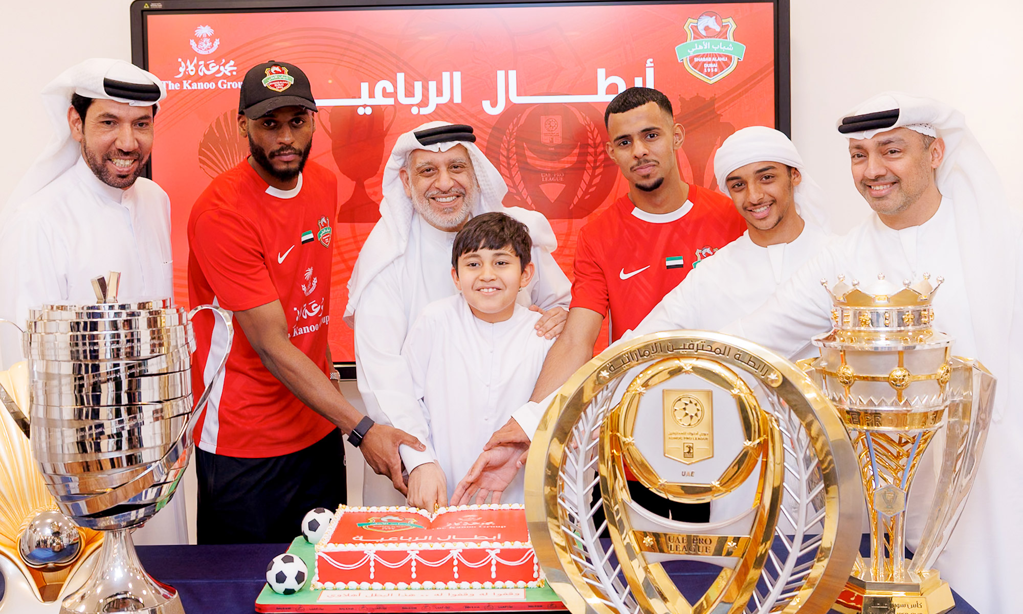 Shabab Al Ahli Football Club Honors Strategic Partner The Kanoo Group in Ceremonial Trophy Presentation Shabab Al Ahli Football Club Honors Strategic Partner The Kanoo Group in Ceremonial Trophy Presentation