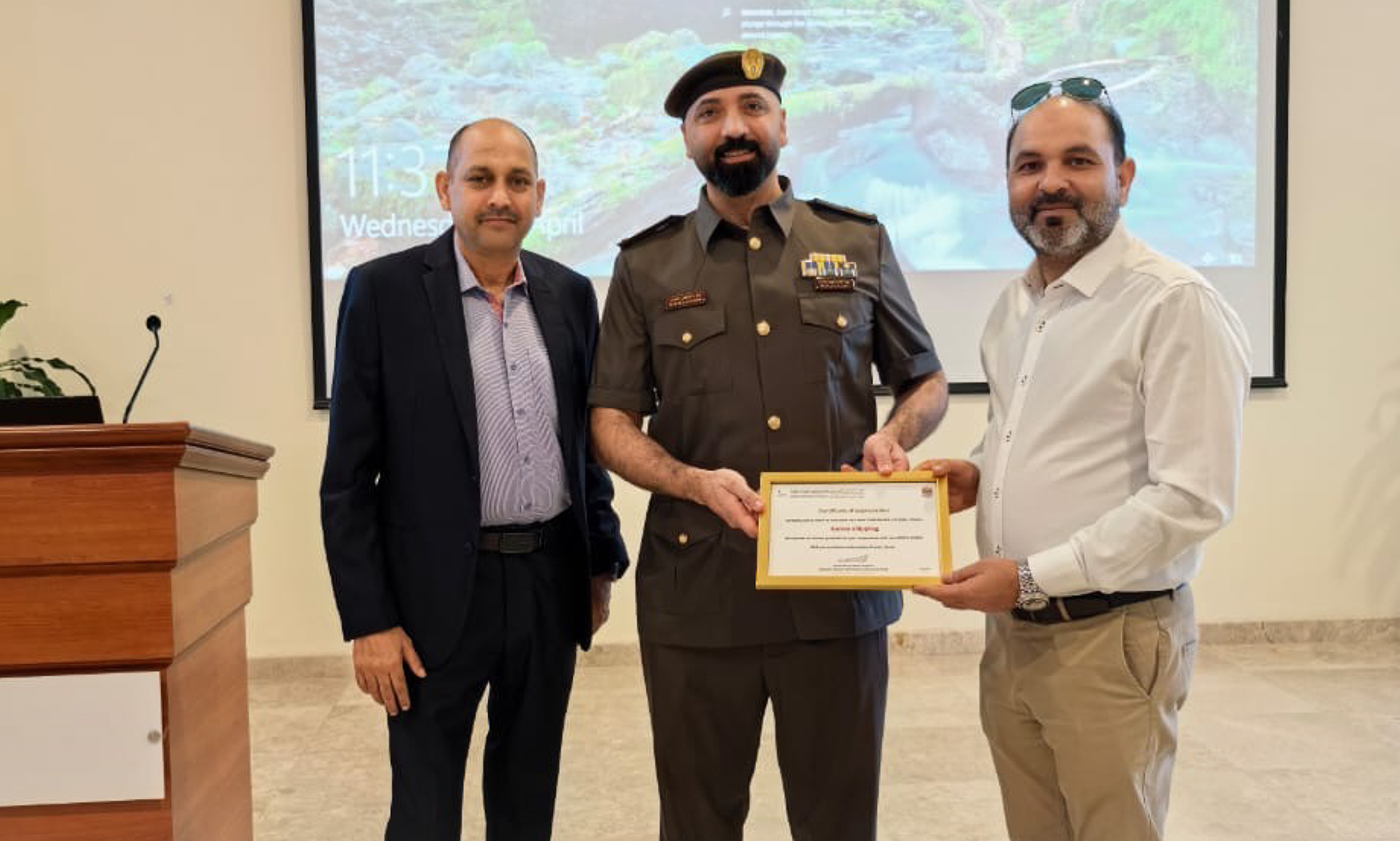 Certificate of Appreciation from GDRFA Dubai Certificate of Appreciation from GDRFA Dubai