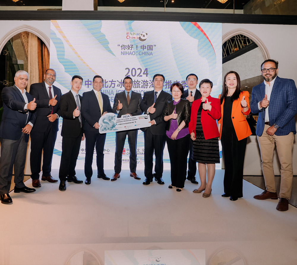 Kanoo Travel Joins -NIHAO! CHINA- at 2024 North China Ice and Snow Tourism Event in Dubai