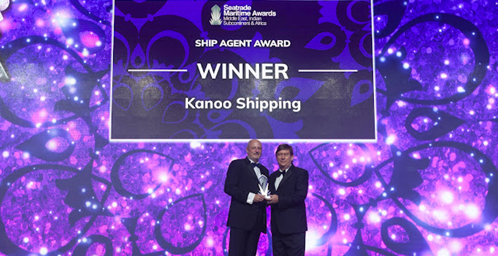 Kanoo Shipping wins the Ship Agent Award for two consecutive years
