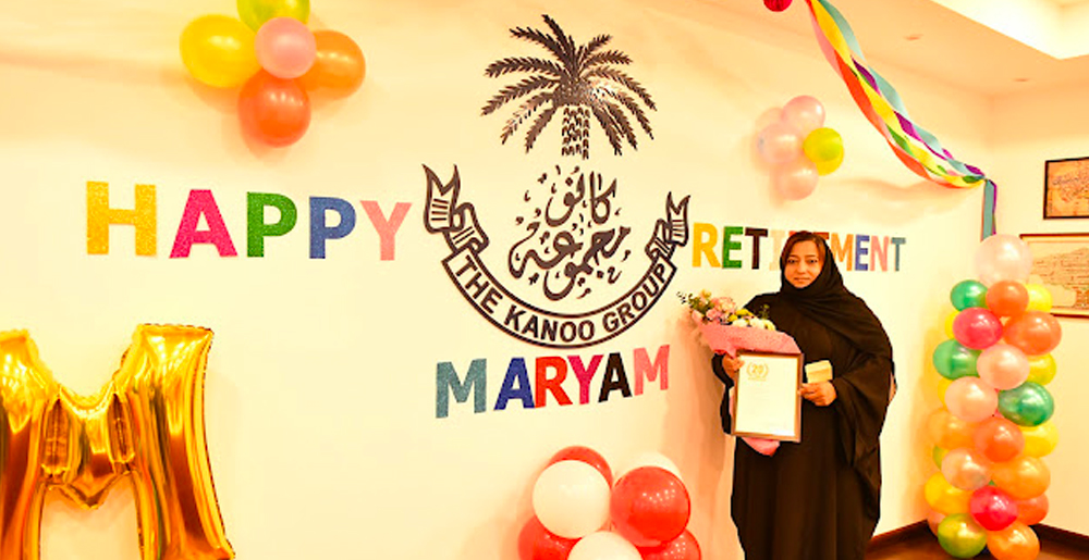 The Kanoo Group’s Maryam Al Haddad gets retirement after 21 years of service